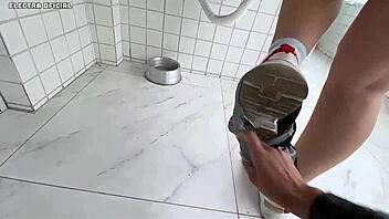 brazilian maid hired super naughty almost caught by wife voyeur pov