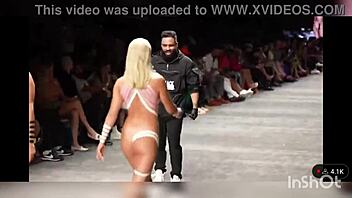 checkin swimsuit runway black tape edition
