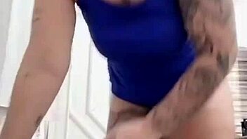 married redhead plays with lover on video call till husband punishes her pussy