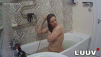 luuv brunette vilika turns real life shaving into homemade voyeur movie