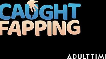 Victoria Voxxx Caught Masturbating Rides Nerdy Owner Dick