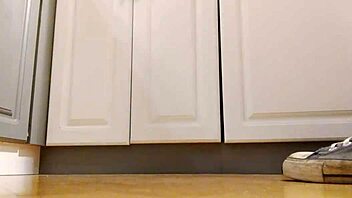 Fat Ass Boots Sneakers Masturbation Leads to Explosive Orgasm