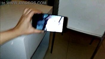 i'm rubbing my huge clit to a fan's vid while cuck hubby films my juicy pussy