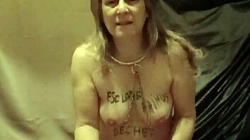 bound milf slave takes belt whips and hardcore endoctrinement session