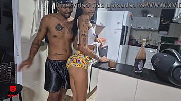 corno calls neighbor stud to fuck his 18yo girlfriend felina joao o safado bbc