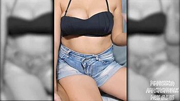 hot lactating milf catches peeping gives creamy handjob to young voyeur