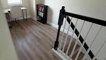 Guy rips yoga pants for sneaky fuck