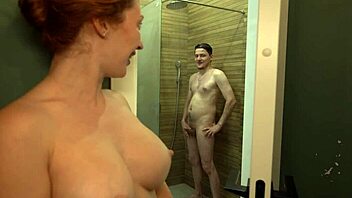 Joined Shy Roommate's Steamy Shower Passionately