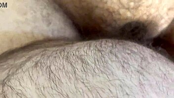 cuckold gets sloppy seconds from creampied cheating wife hairy pussy pov