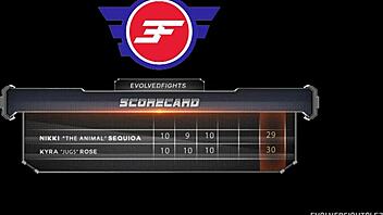 nude lesbians kyra rose vs nikki sequoia wrestle into 69 licks and strap-on fuck 🔥🍑