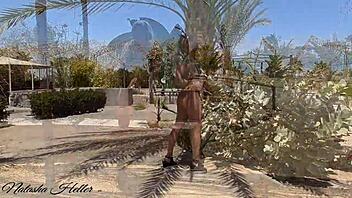 I love wearing my tiny microbikini outside