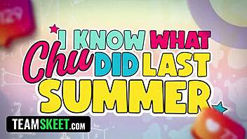 lulu chu stars in exclusive teamskeeet vip classroom cheerleader scene