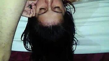 colombian milf slut bends over for first-time homemade doggystyle rimjob