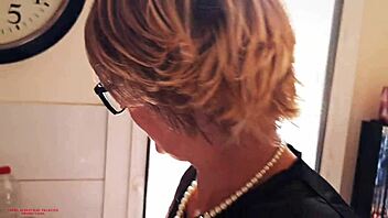 Innocent Looking Karina Housewife Turns Wild in Kitchen for Creampie