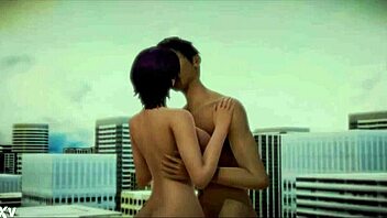 Tall Giant Couple Kisses Passionately During Intense Huge Sex