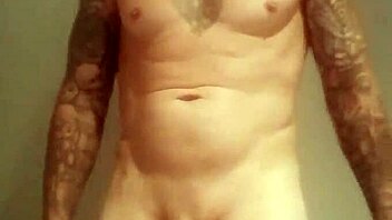 wtfafterlockup flashes monster cock in public toilet shower tease