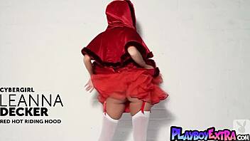 little red riding hood leanna decker bares huge natural boobs undresses stockings