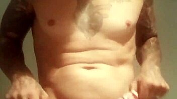 wtfafterlockup flashes monster cock in public toilet shower tease