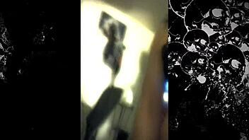 Amateur shemale Khora strokes to cumshot