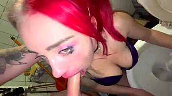 gagging throatpie after rough deep fuck?