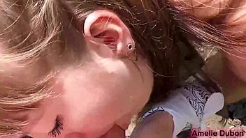 hey cute girl, suck this big stranger dick outside cum in mouth?