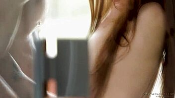 Alexa Nova's husband dives into her oiled shower blowjob ride?