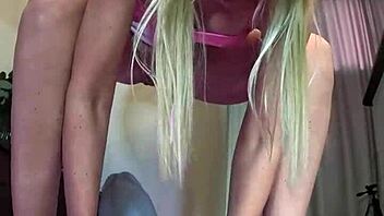 blonde milf wrecks huge gaping pussy extreme 4xl omega dildo hard!