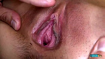 Asian Beauty Kisses Before Bent Over Cowgirl Creampie Ride
