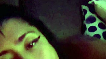hot latina slurps big cock hours after party