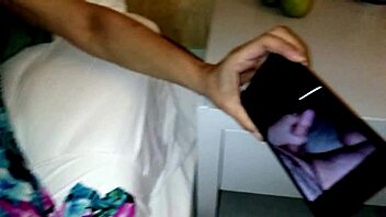 i'm rubbing my huge clit to a fan's vid while cuck hubby films my juicy pussy