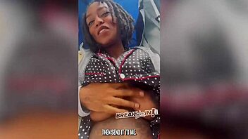 Pregnant ebony cheats deepthroating friend's monster cock messily