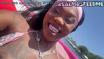 hey check this babe going topless dancing wild in miami streets