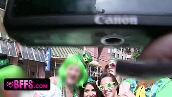 real irish teen party spunked by big cock