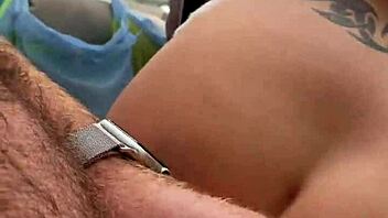 lisa and i masturbate flashing pussies on croatian holiday balcony!