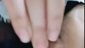 Stunning beauty's massive white tits tease in solo selfie reveal