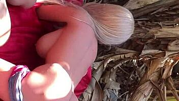 Outdoor Fuck Doll Bent Over Ass Pounded