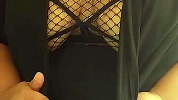 My huge tits in sexy lace bra