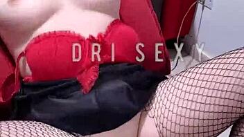 fantasy personal slut brunette sucks cock rebolando with dildo in tight pussy