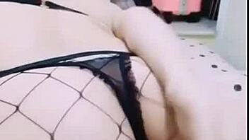 Stunning beauty's massive white tits tease in solo selfie reveal