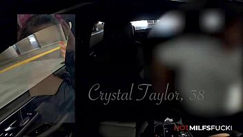 milf crystal taylor cums hard first time fucking on camera interview