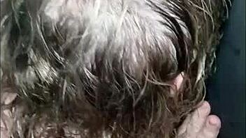 french femdom mature slave sucks bdsm gloryhole at amazons croix session