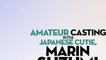 japanese amateur marin suzumi drilled hard interactively