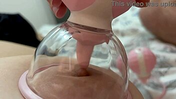crazy games with her big milky natural tits up close