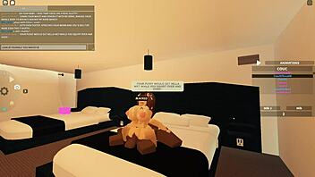 ROBLOX PORN: Cute Whore Deepthroats BBC Rides Doggy Squirts Cum!