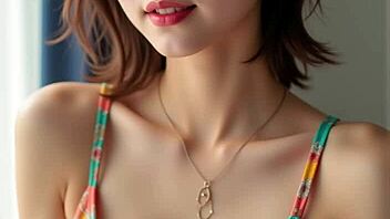 stunning thai beauty in lingerie shows perfect tits