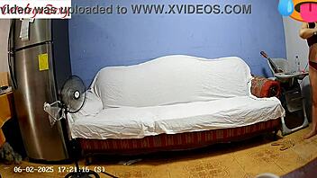 Big ass Latina milf model preps sexy outfit backstage for hot sex