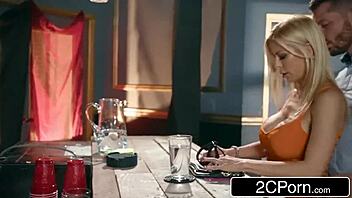 newly single milf grabs fresh cock at cougar bar