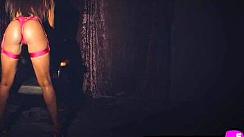 god this ebony milf's lingerie pose exposes her sexy petite tits