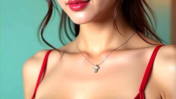 stunning thai beauty in lingerie shows perfect tits