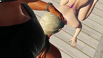 kanea turns beach-found crossdressing shemale into home slave fucktoy